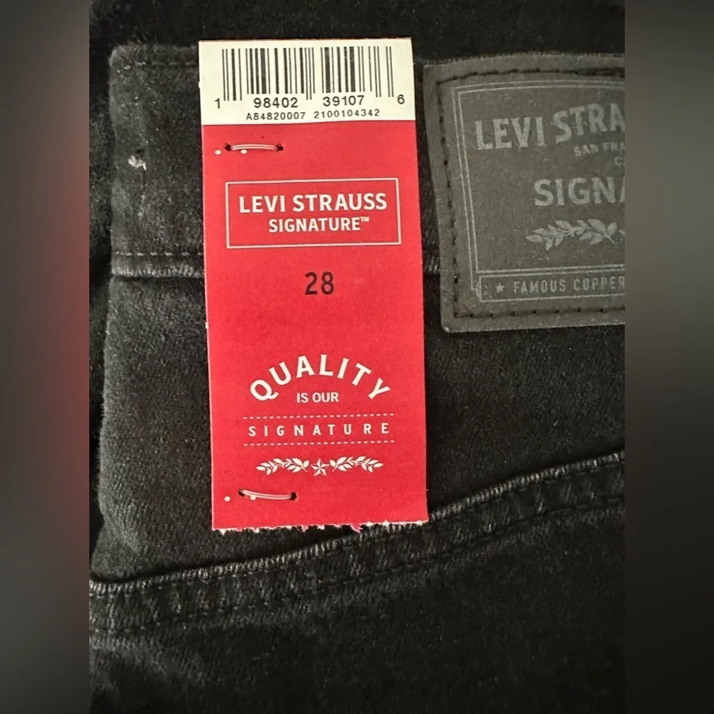 Men's Black Jean Shorts